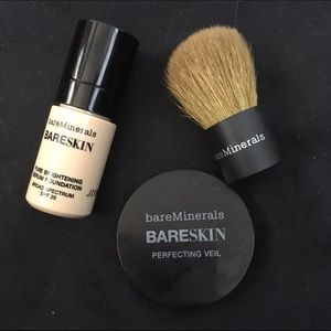 BareMinerals Foundation,Powder, & Brush Samples