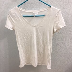 plain white tee