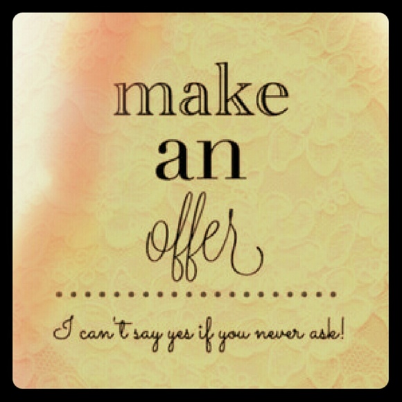 All offers considered