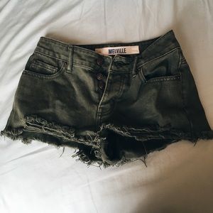 brandy cut off shorts