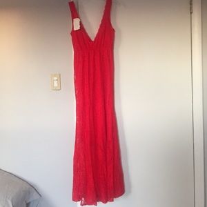 Red Lace Gown