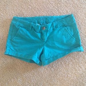 STRETCH AR TEAL SHORTS
