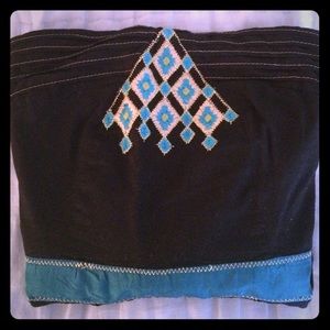 Super cute strapless Anthropologie top - XS