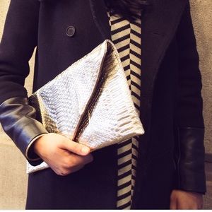 NWT Urban Expressions Sneak Envelope Navy Clutch