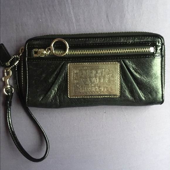 Coach Poppy Wristlet.