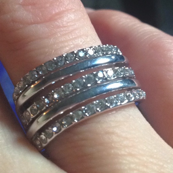 925 silver ring ,18k gold plated . Size 6