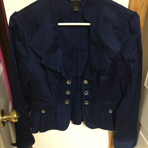 White House black market blue blazer