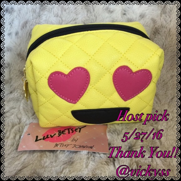 Betsey Johnson Handbags - Betsey Johnson makeup bag