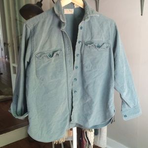 Heavy seafoam work shirt