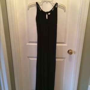 Old Navy black long maxi dress