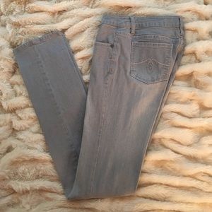 Kohls basic gray denim jeans