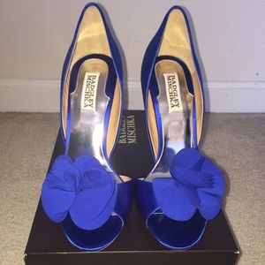 Badgley Mischka Royal Blue Evening Pump