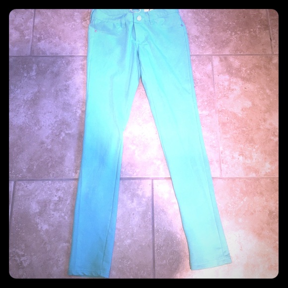 Indigo Reign sea green skinny pants - Size 5
