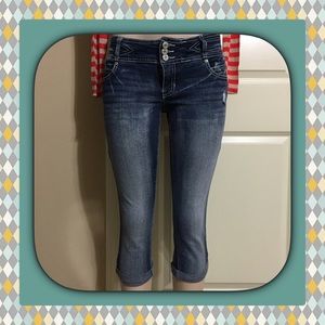 Amethyst Denim Capris