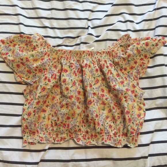 Kimichi Blue floral crop