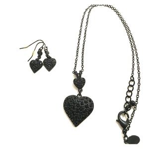 Necklace and earrings