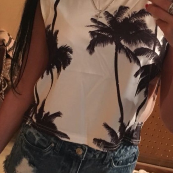 Palm tree tank top - Picture 3 of 3