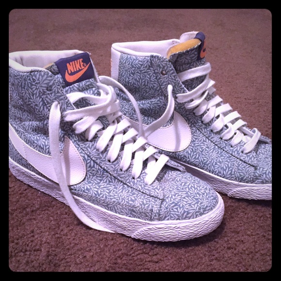 Nike special edition blue high tops