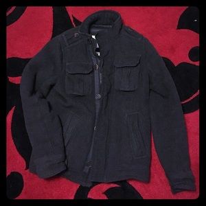 Men's Abercrombie and Fitch Coat - Medium -Gray