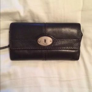 Black Fossil Wallet