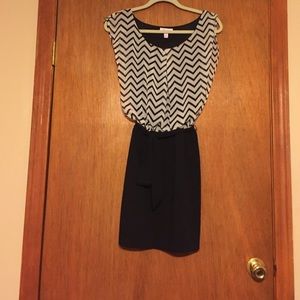 Black and white dress