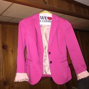 Hot pink H&M blazer
