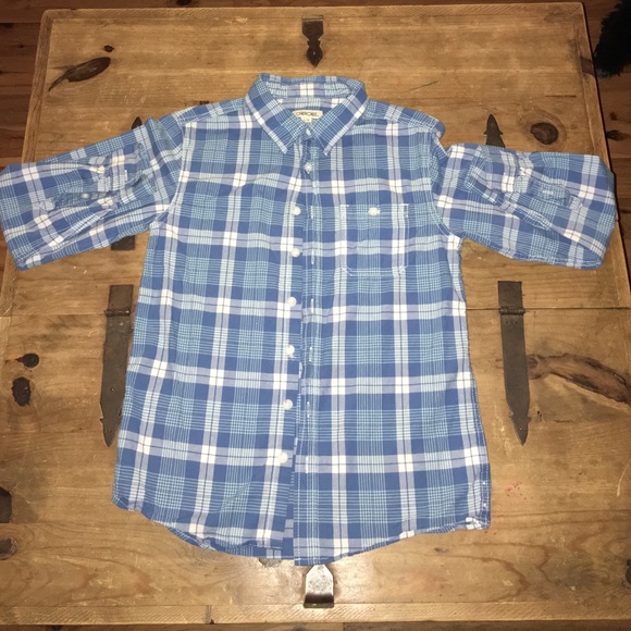 Cherokee Boys Large 12/14 Long sleeve Plaid