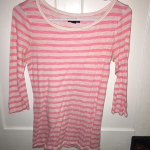 Pink striped shirt
