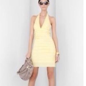 BCBG Max Azria tiered halter dress MSRP $218