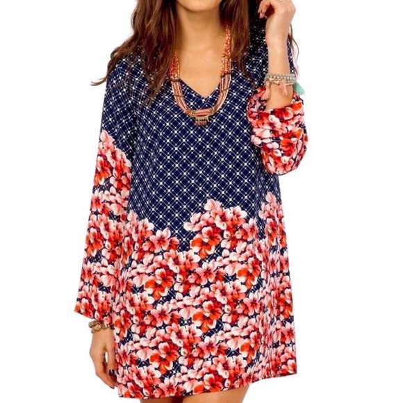 Southern Girl Fashion Dresses & Skirts - ❗️LAST 1❗️PRINTED DRESS Floral Bell Sleeve Swing