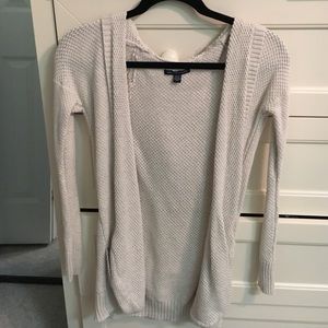 Hooded American eagle cardigan