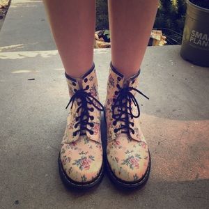Floral Doc Martens