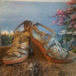 Grey Elle Wedges