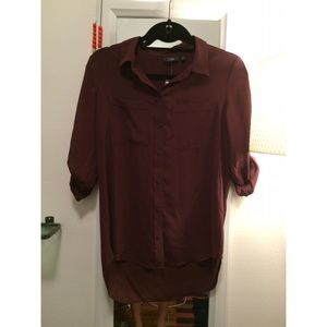 Burgundy Blouse / S
