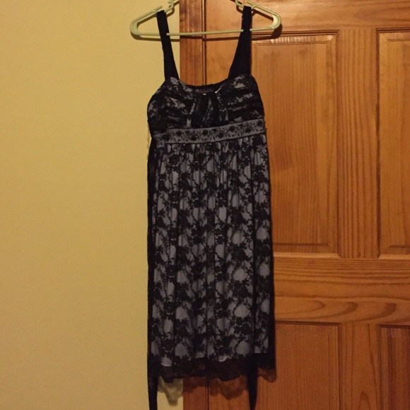 Black lace dress