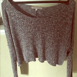 Foreign Exchange Long Sleeve Crop Top