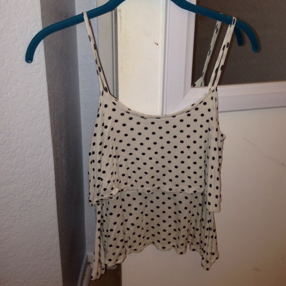 Simple polka dot tank top!
