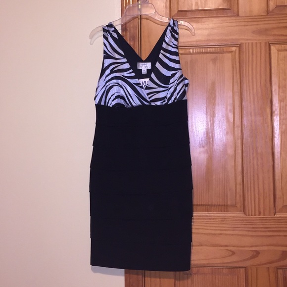 Black mini dress