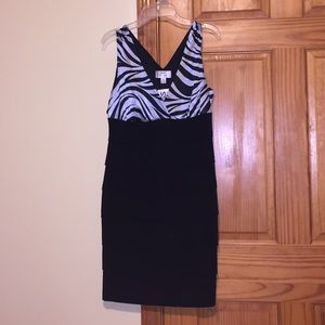 Black mini dress
