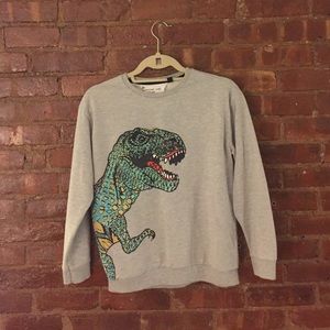 XS Dinosaur Sweatshirt Topshop