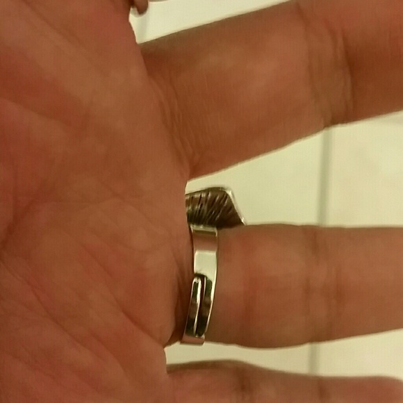 SOLD Turquoise, silver ring - Picture 3 of 4