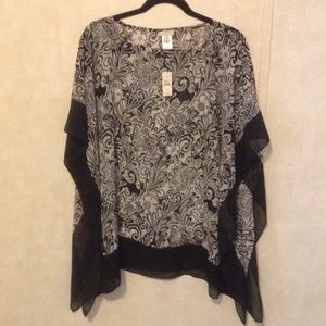 Talbots Scarf Blouse NWT