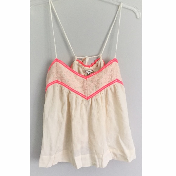 American Eagle Outfitters Tops - American Eagle Cream Tank