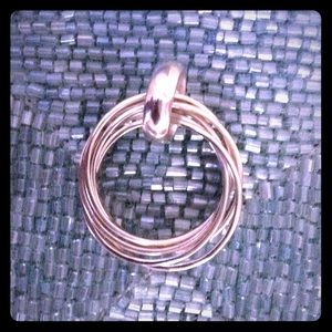 SILPADA Concentric Circles Silver Pendant