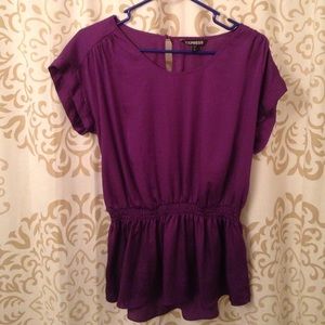 Purple business shirt from Express!