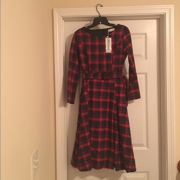 Classic Plaid Dress great for all body types