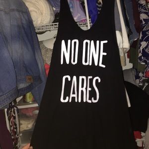 Aeropostale "no one cares" tank top!
