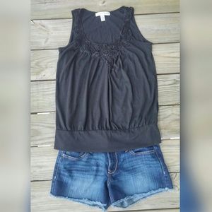 Pretty Comfy Lace Detail Tank Top