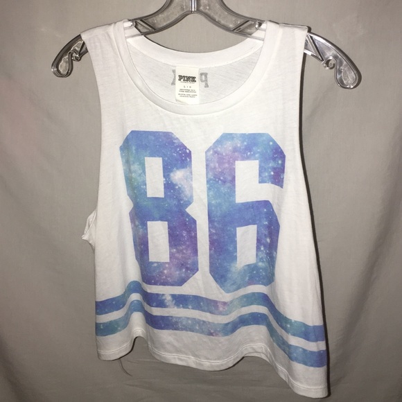 NWOT PINK Crop Top Muscle Tank
