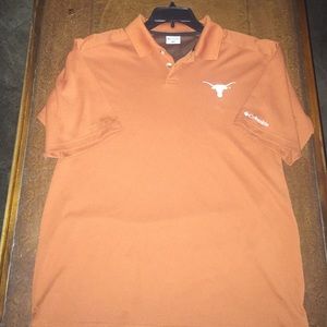 Columbia UT Texas Longhorns Polo men's medium